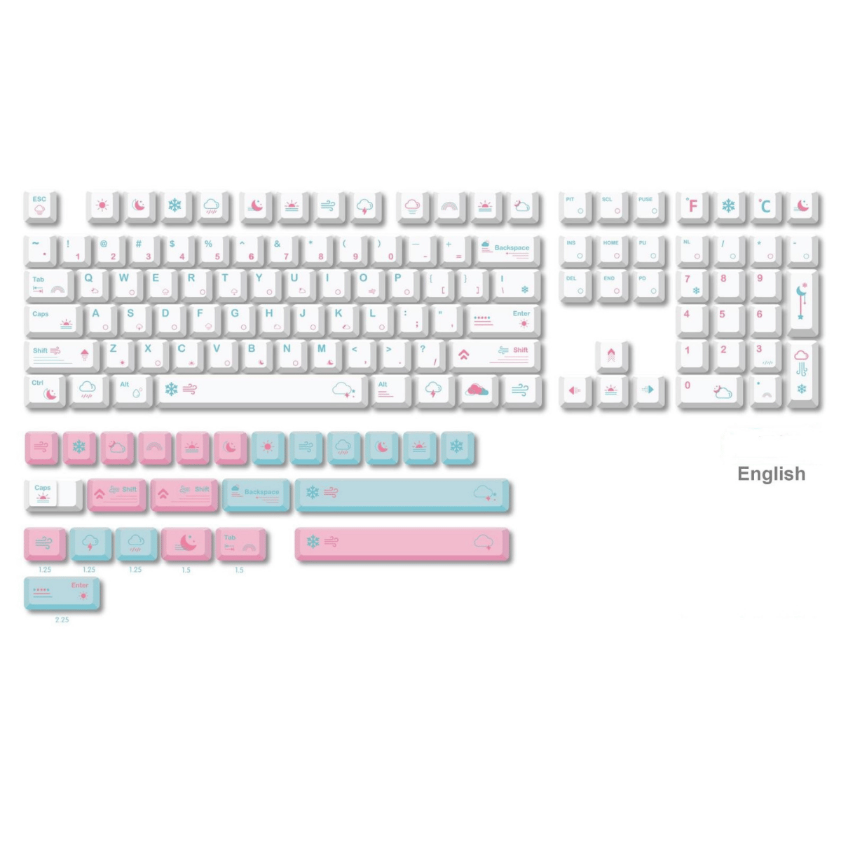 Keycap XDA PBT The Weather