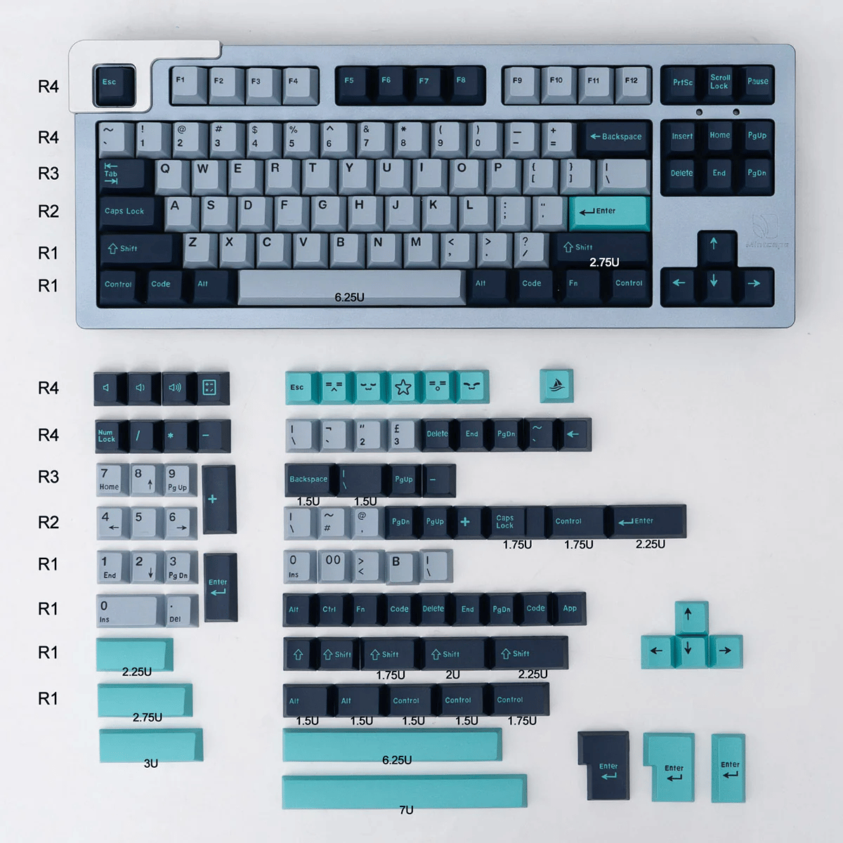 Keycap CMK PBT Light Hammerhead