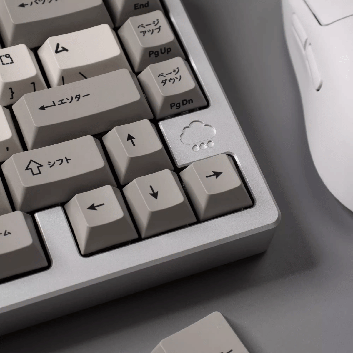 Keycap CMK PBT Retro Japanese Katakana PBT Dye-sub Cherry Profile