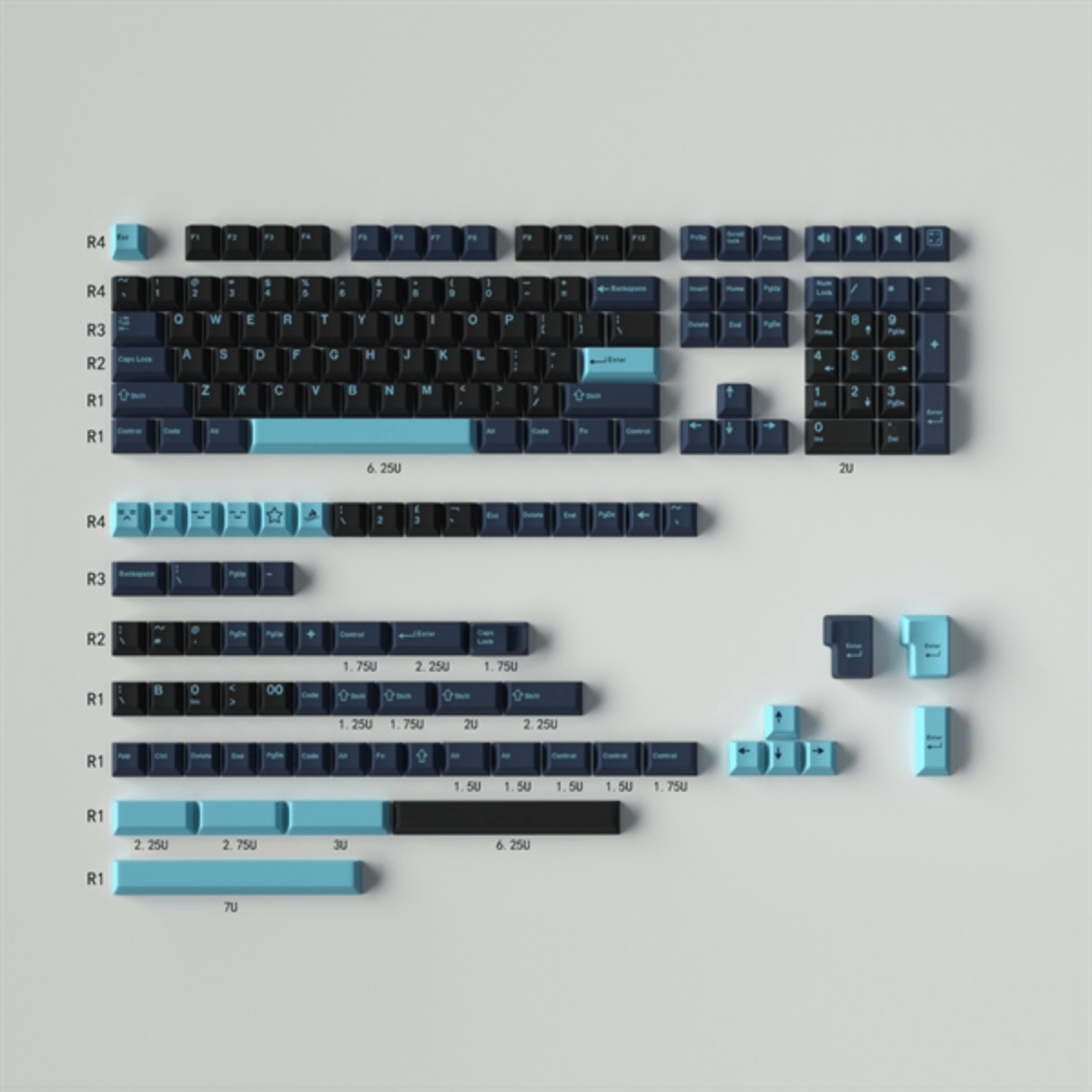 Keycap CMK PBT Dark Hammerhead