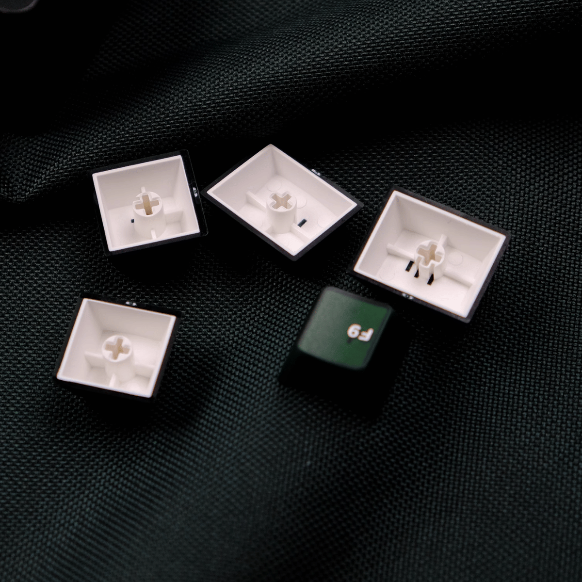 Keycap Aifei ABS Semi-transparent Emerald ABS Double-shot Cherry Profile