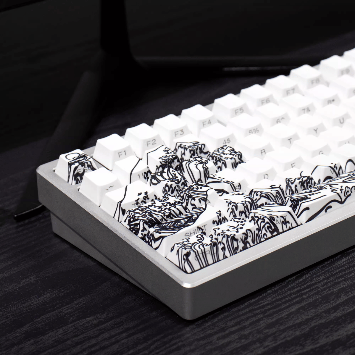 Keycap CMK Wave of Kanagawa PBT Dye-sub Cherry Profile