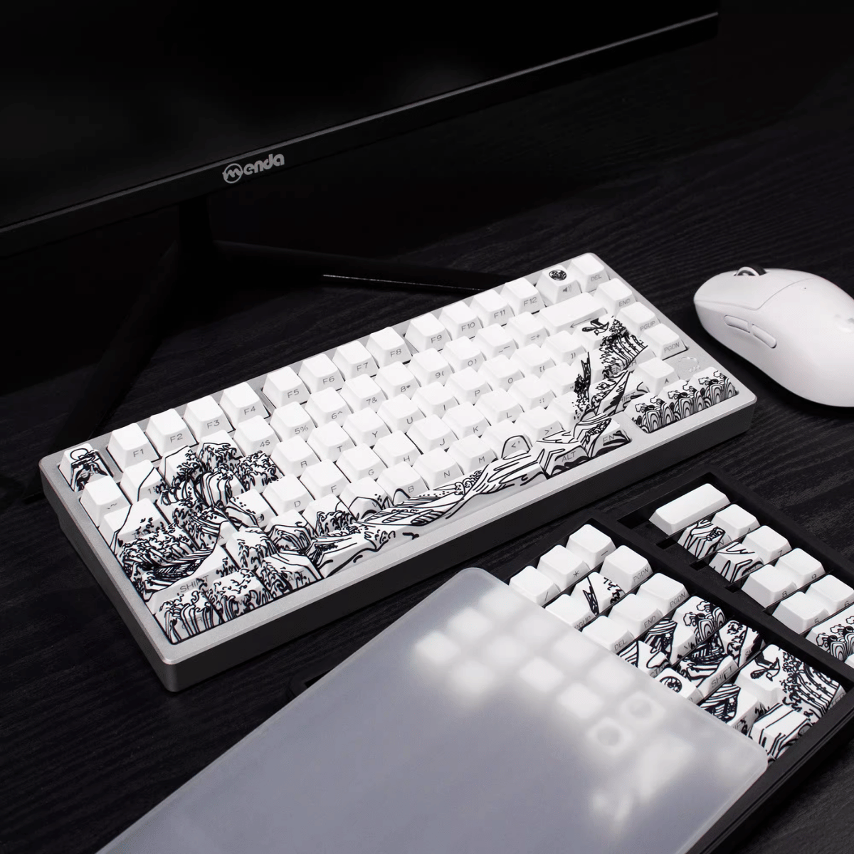 Keycap CMK Wave of Kanagawa PBT Dye-sub Cherry Profile