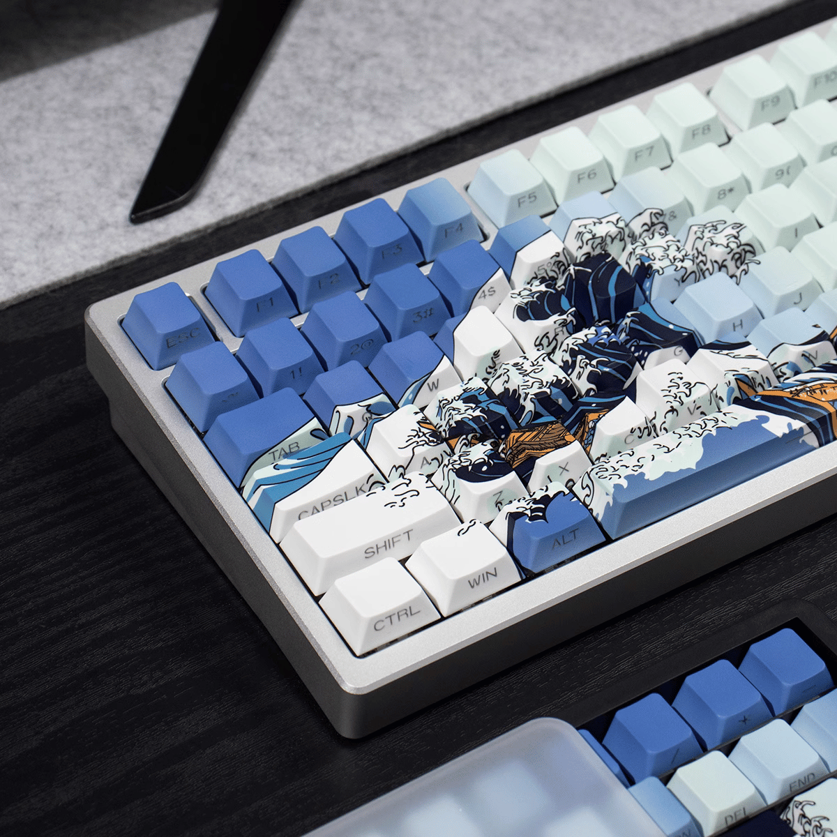 Keycap CMK Wave of Kanagawa PBT Dye-sub Cherry Profile