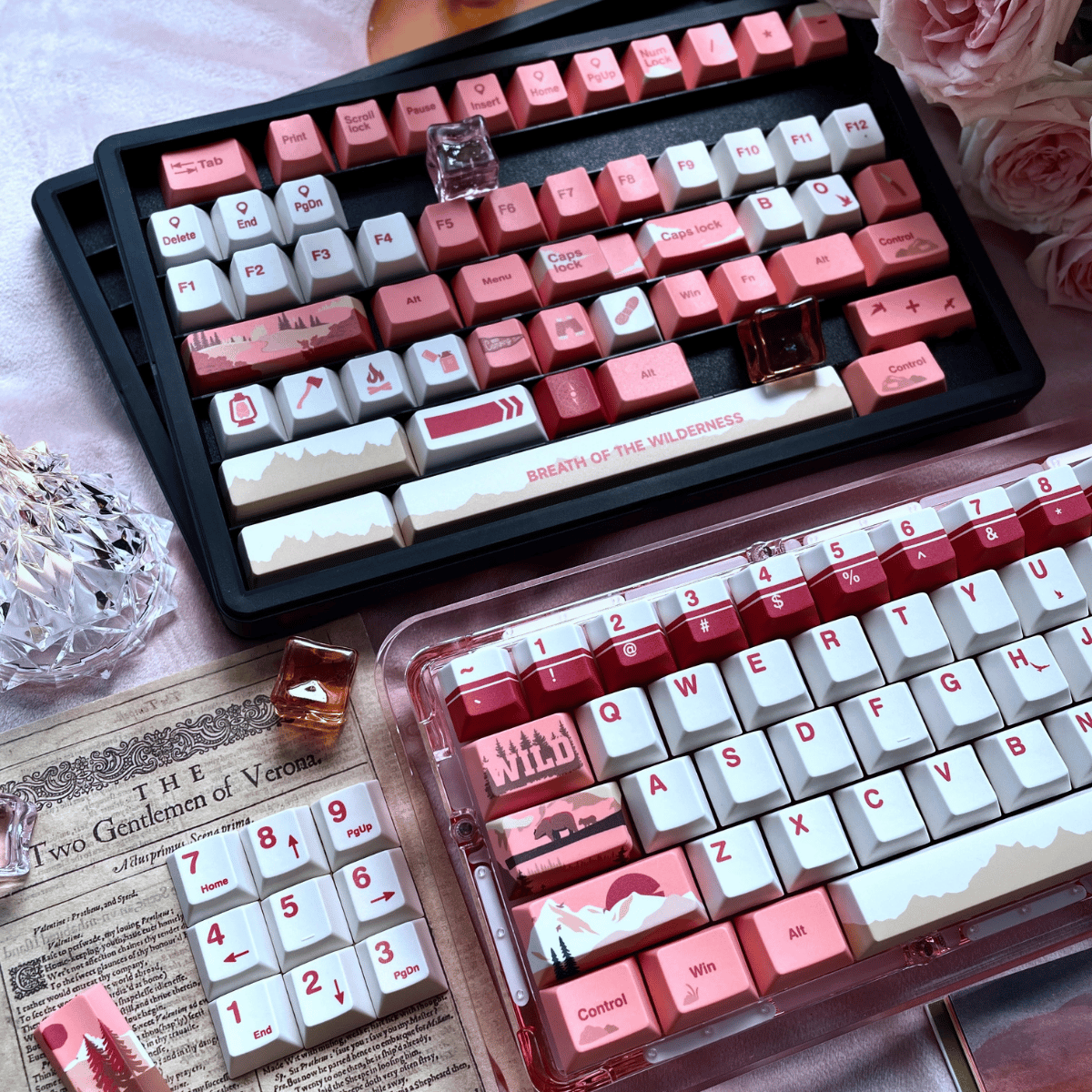 Keycap NDN Twilight Wilderness PBT Dye-sub Cherry  Profile