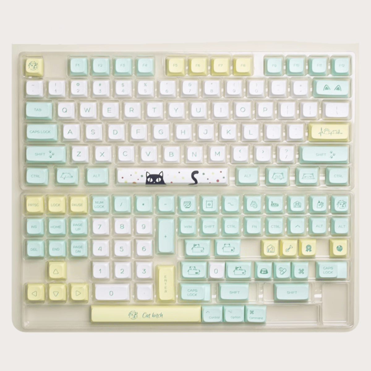 Keycap XDA PBT Strange Cat
