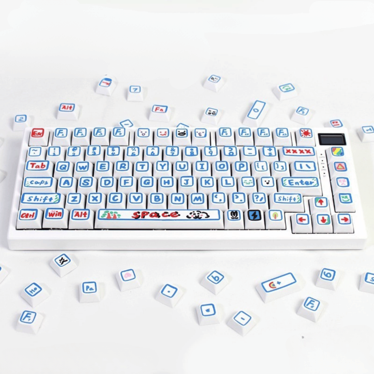 Keycap XDA PBT Doodle Painting
