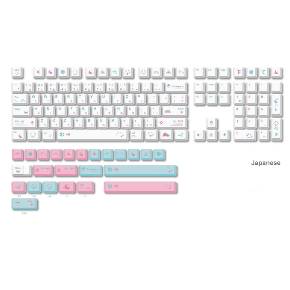 Keycap XDA PBT The Weather