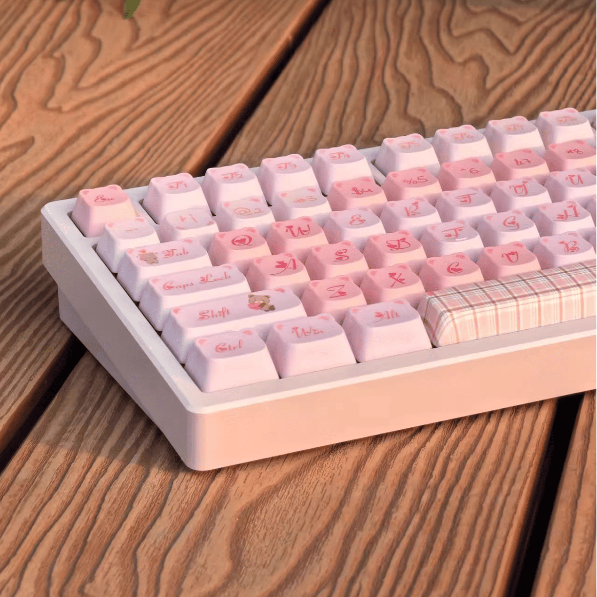 Keycap NDN Cute Bear PBT Dye-sub PDA Profile