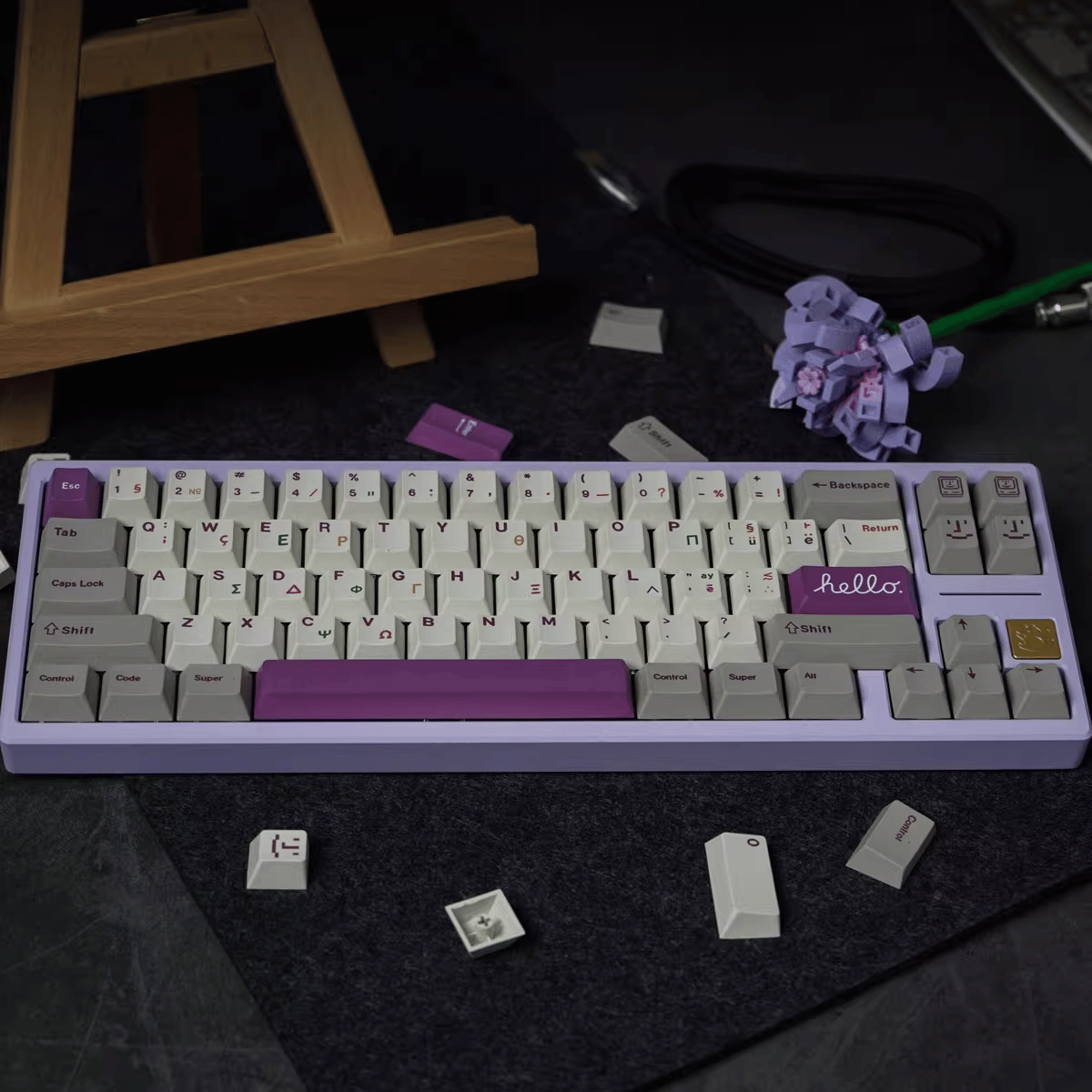 Keycap CMK PBT Purple Geek