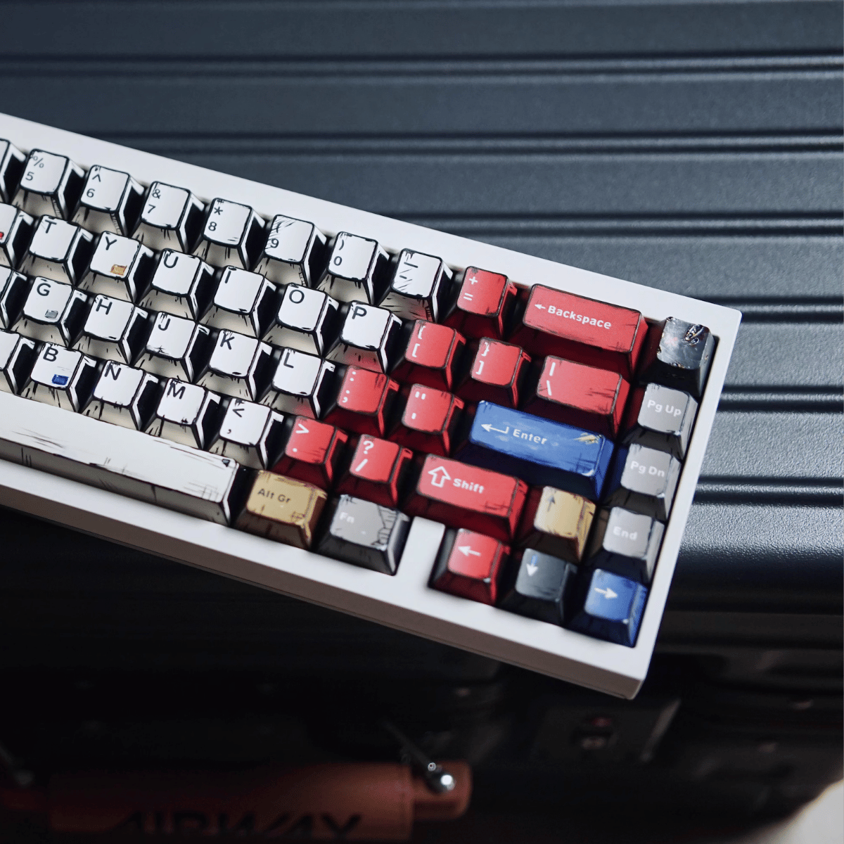 Keycap NDN Comic Style Mix Color PBT Dye-sub Cherry Profile