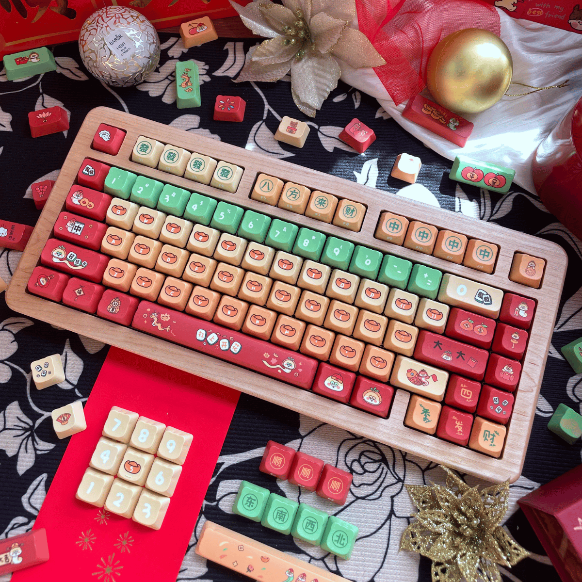 Keycap NDN Lucky Snake PBT Dye-sub PDA Profile