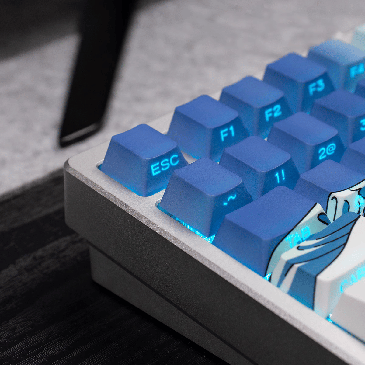 Keycap CMK Wave of Kanagawa PBT Dye-sub Cherry Profile