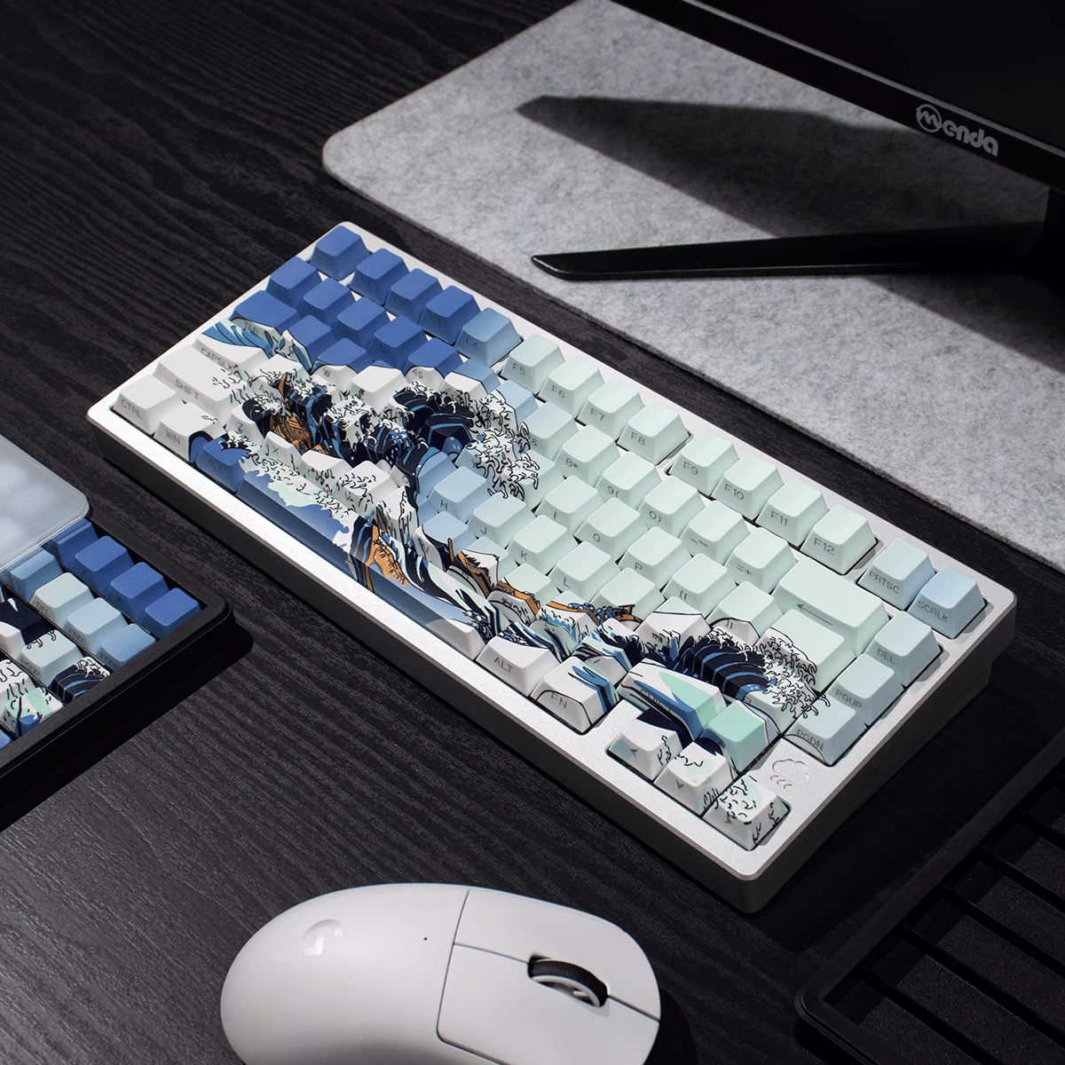 Keycap CMK Wave of Kanagawa PBT Dye-sub Cherry Profile