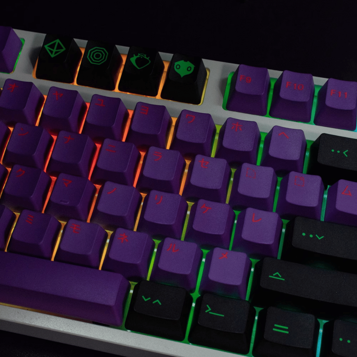 Keycap CMK PBT Eva Mecha-01 PBT Dye-sub Cherry Profile