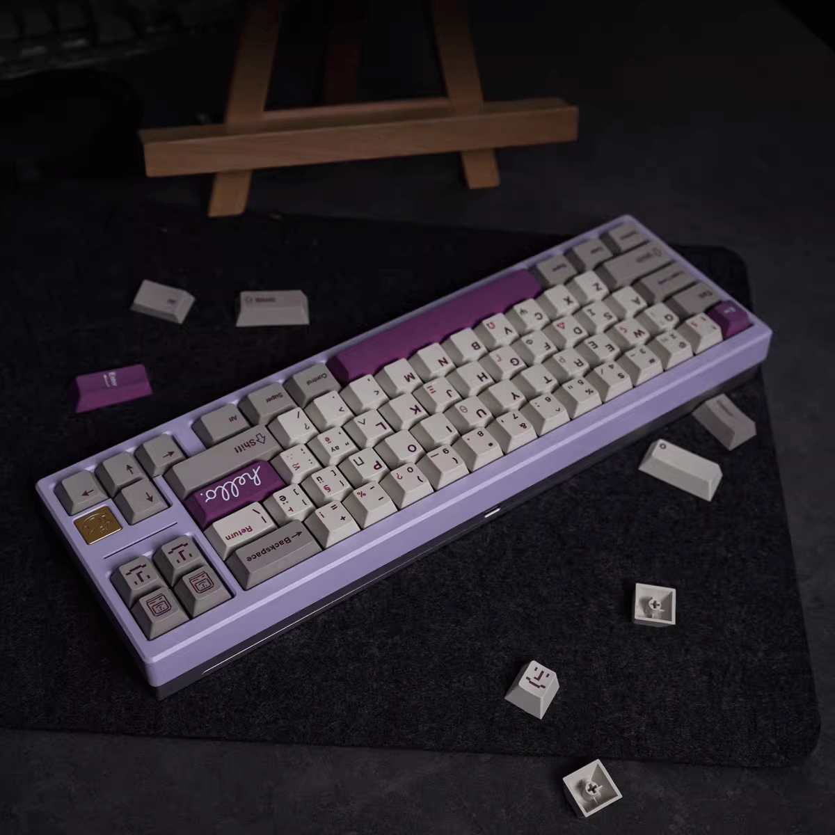 Keycap CMK PBT Purple Geek