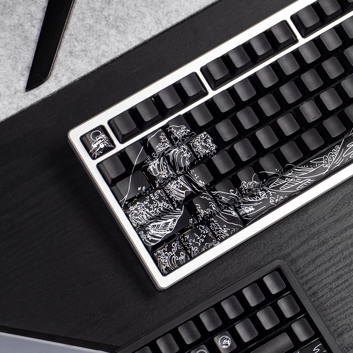 Keycap CMK Wave of Kanagawa PBT Dye-sub Cherry Profile