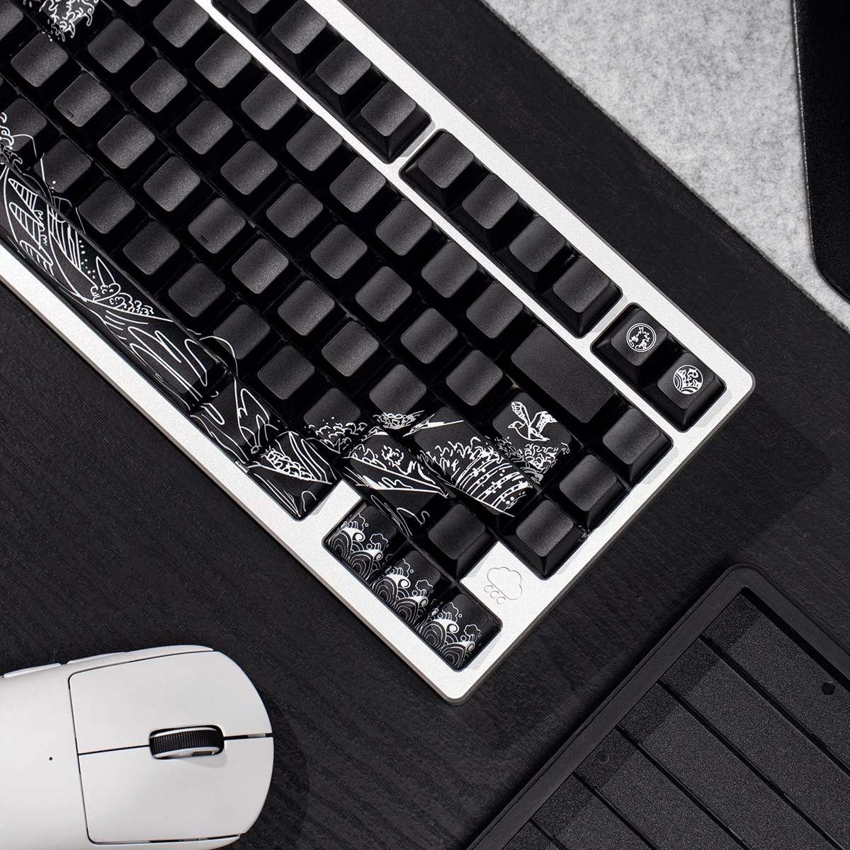Keycap CMK Wave of Kanagawa PBT Dye-sub Cherry Profile