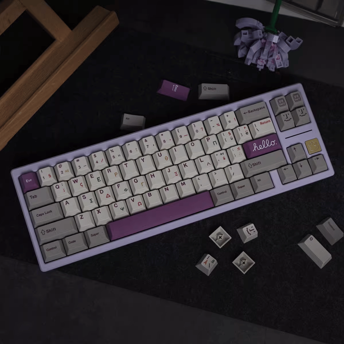 Keycap CMK PBT Purple Geek