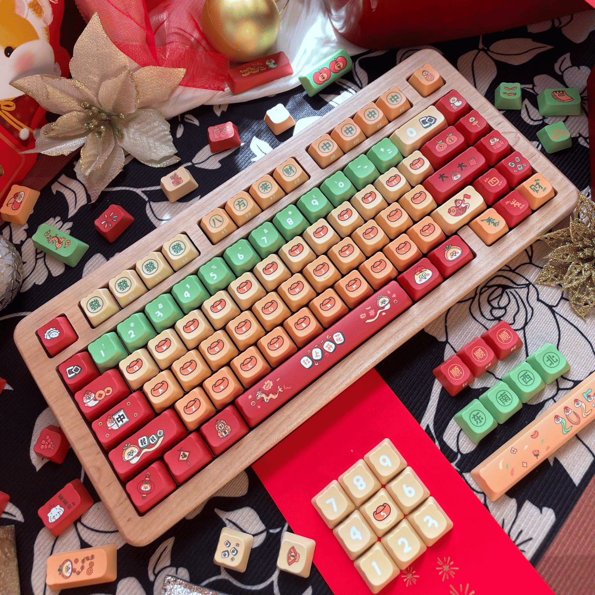 Keycap NDN Lucky Snake PBT Dye-sub PDA Profile