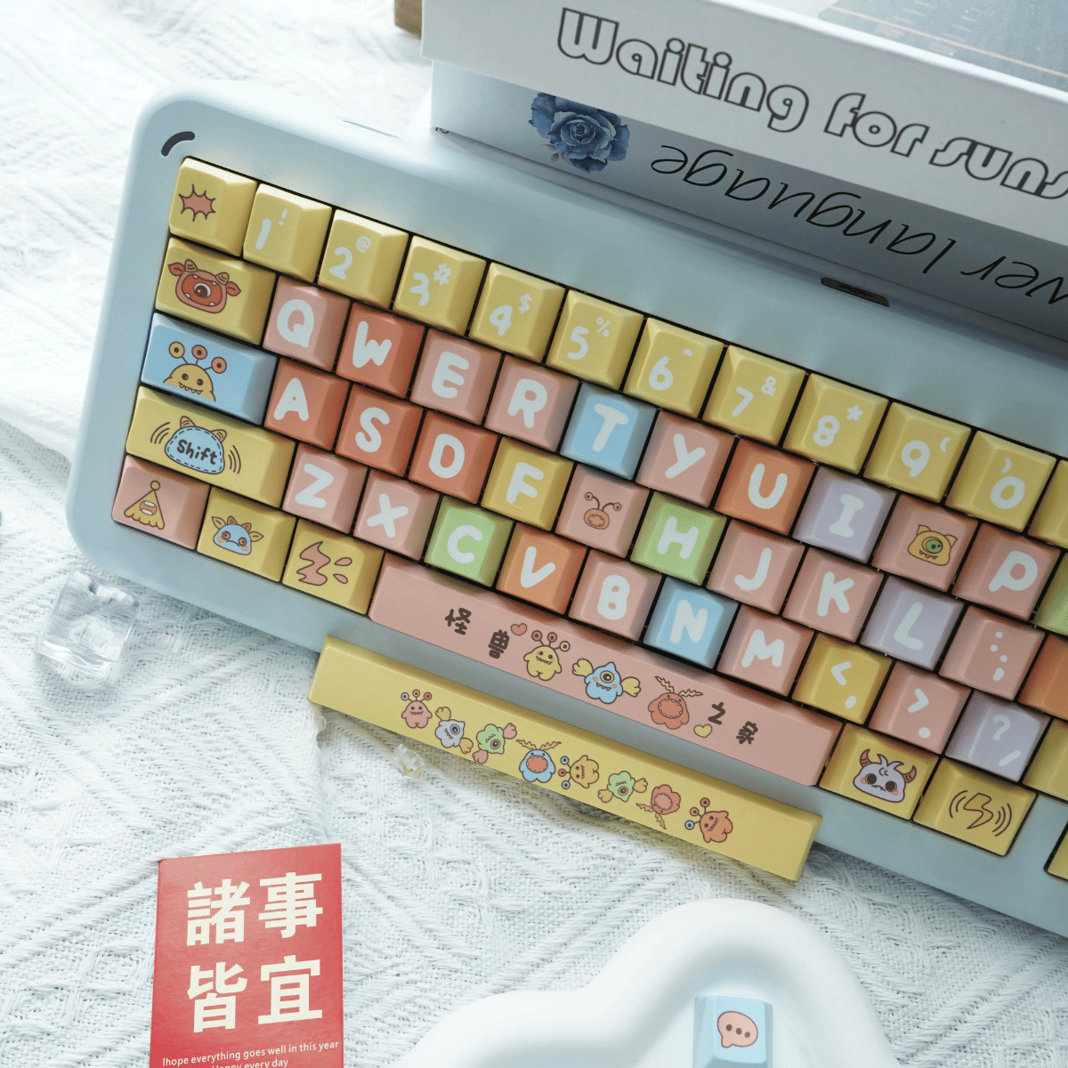 Keycap Monster PBT Dye-sub Cherry Profile