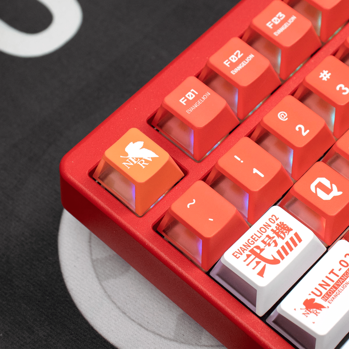 Keycap CMK Shin Seiki Evangelion PBT Dye-sub Cherry Profile