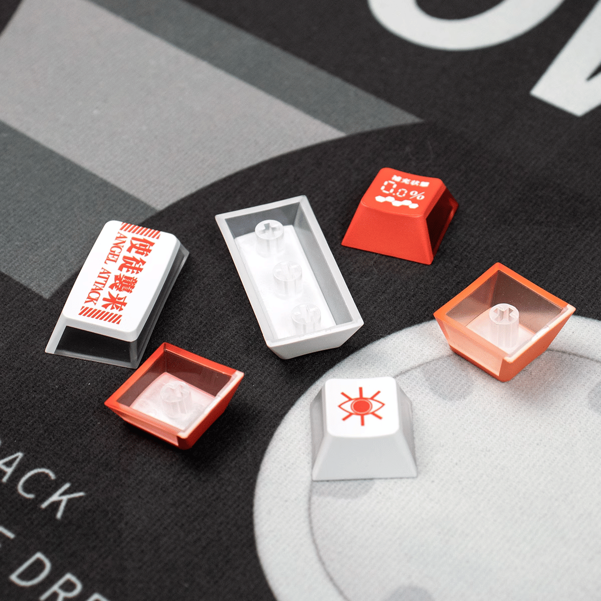 Keycap CMK Shin Seiki Evangelion PBT Dye-sub Cherry Profile