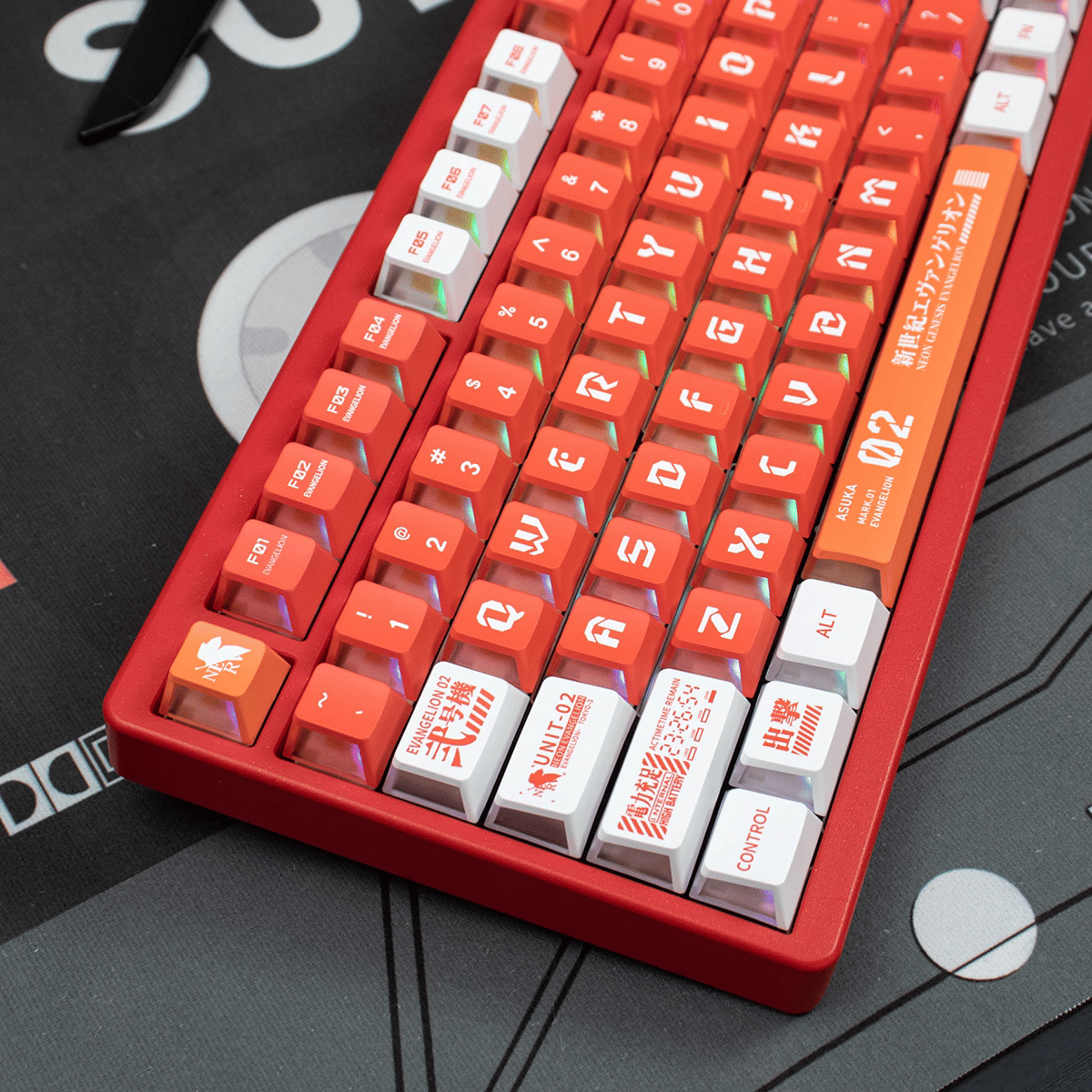 Keycap CMK Shin Seiki Evangelion PBT Dye-sub Cherry Profile