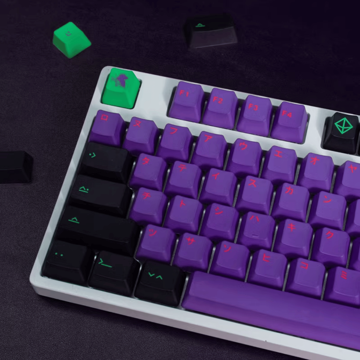 Keycap CMK PBT Eva Mecha-01 PBT Dye-sub Cherry Profile