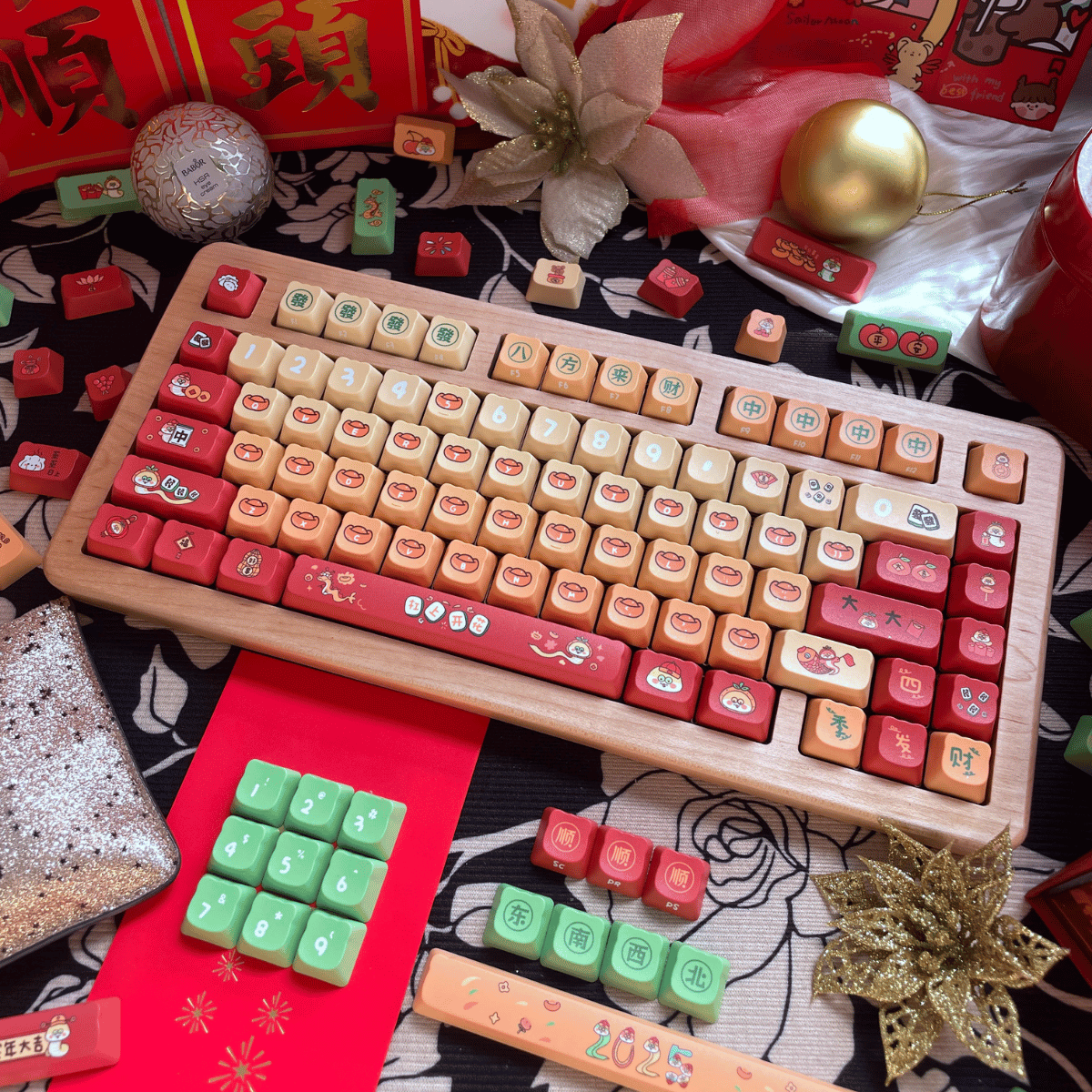 Keycap NDN Lucky Snake PBT Dye-sub PDA Profile