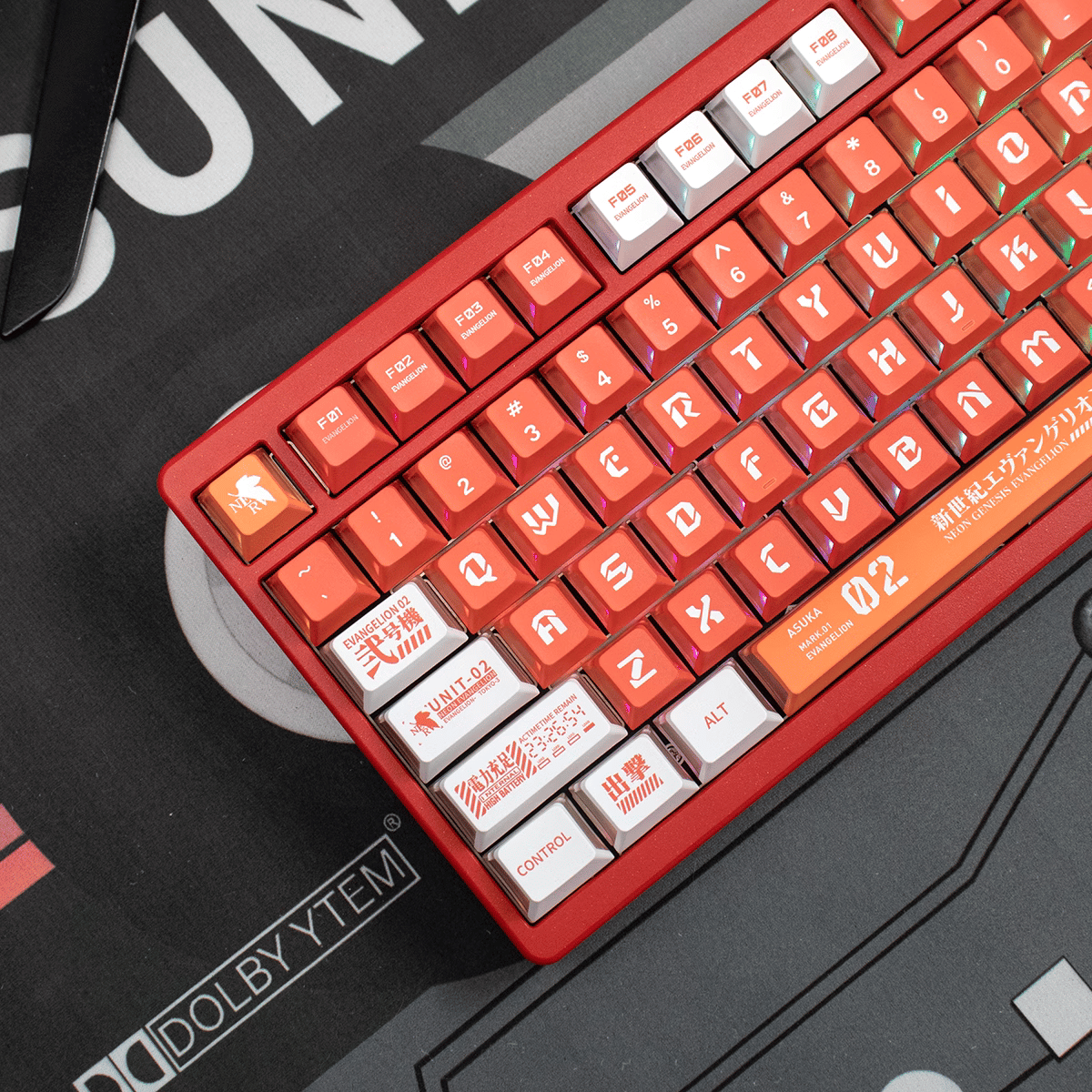 Keycap CMK Shin Seiki Evangelion PBT Dye-sub Cherry Profile