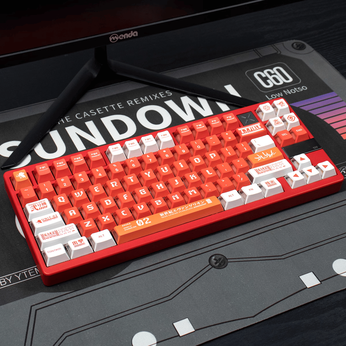 Keycap CMK Shin Seiki Evangelion PBT Dye-sub Cherry Profile