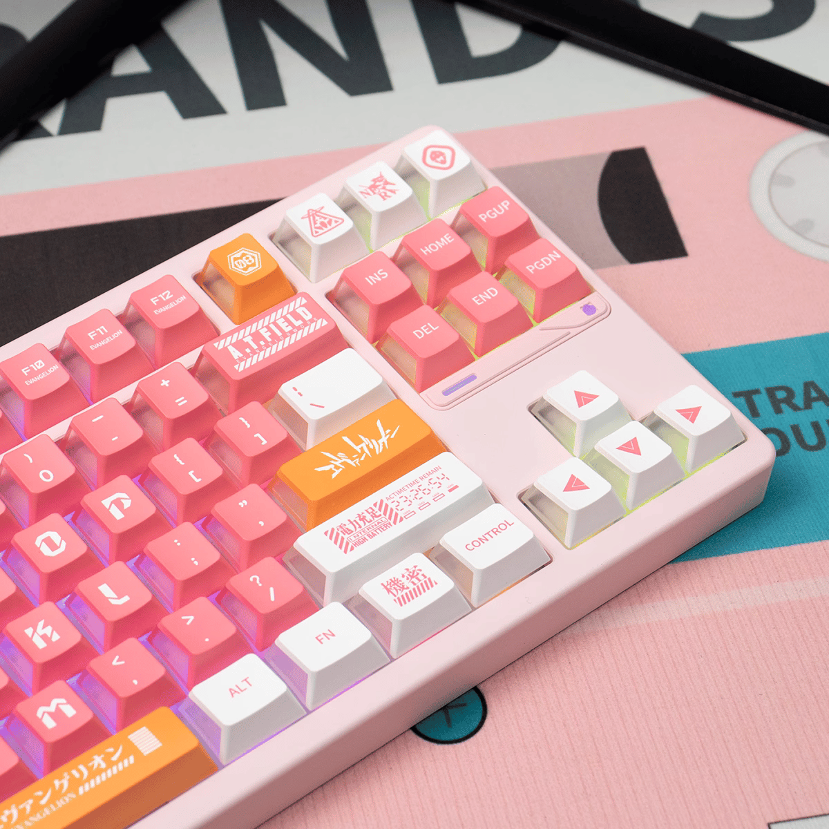 Keycap CMK Shin Seiki Evangelion PBT Dye-sub Cherry Profile