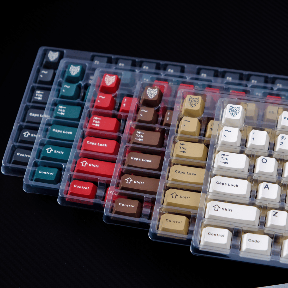 Keycap Aifei ABS Retro Mixed Light R2 ABS Double-shot Cherry Profile