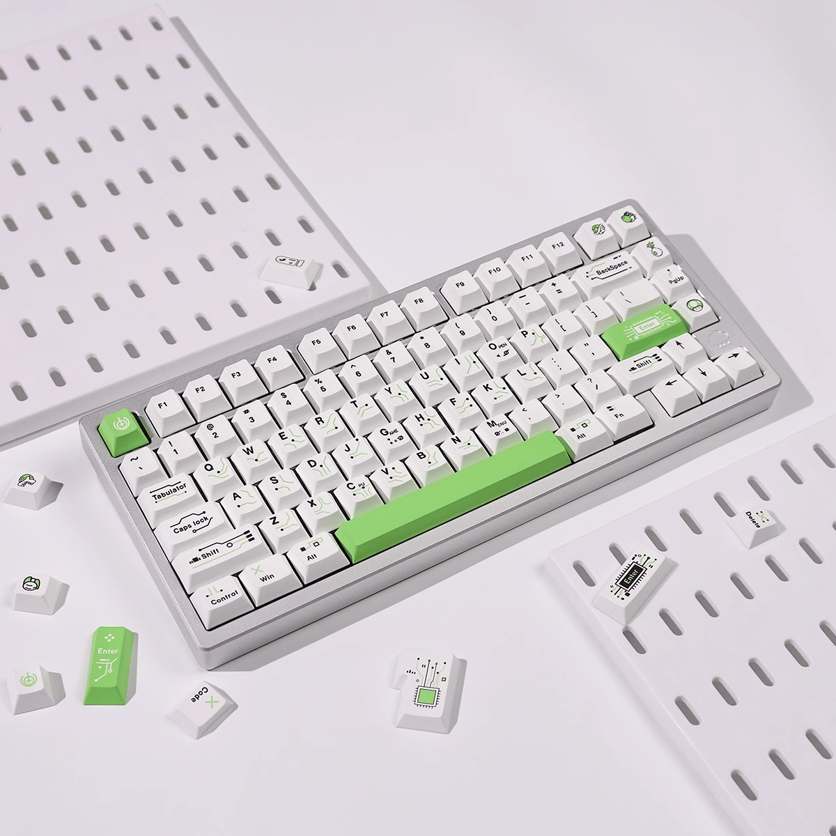 Keycap CMK PBT Electric Circuit PBT Dye-sub Cherry Profile