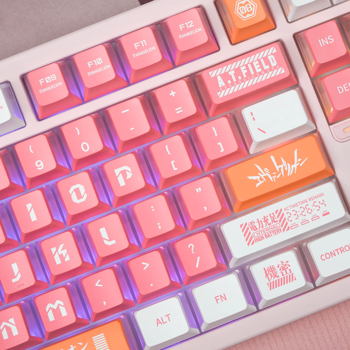 Keycap CMK Shin Seiki Evangelion PBT Dye-sub Cherry Profile