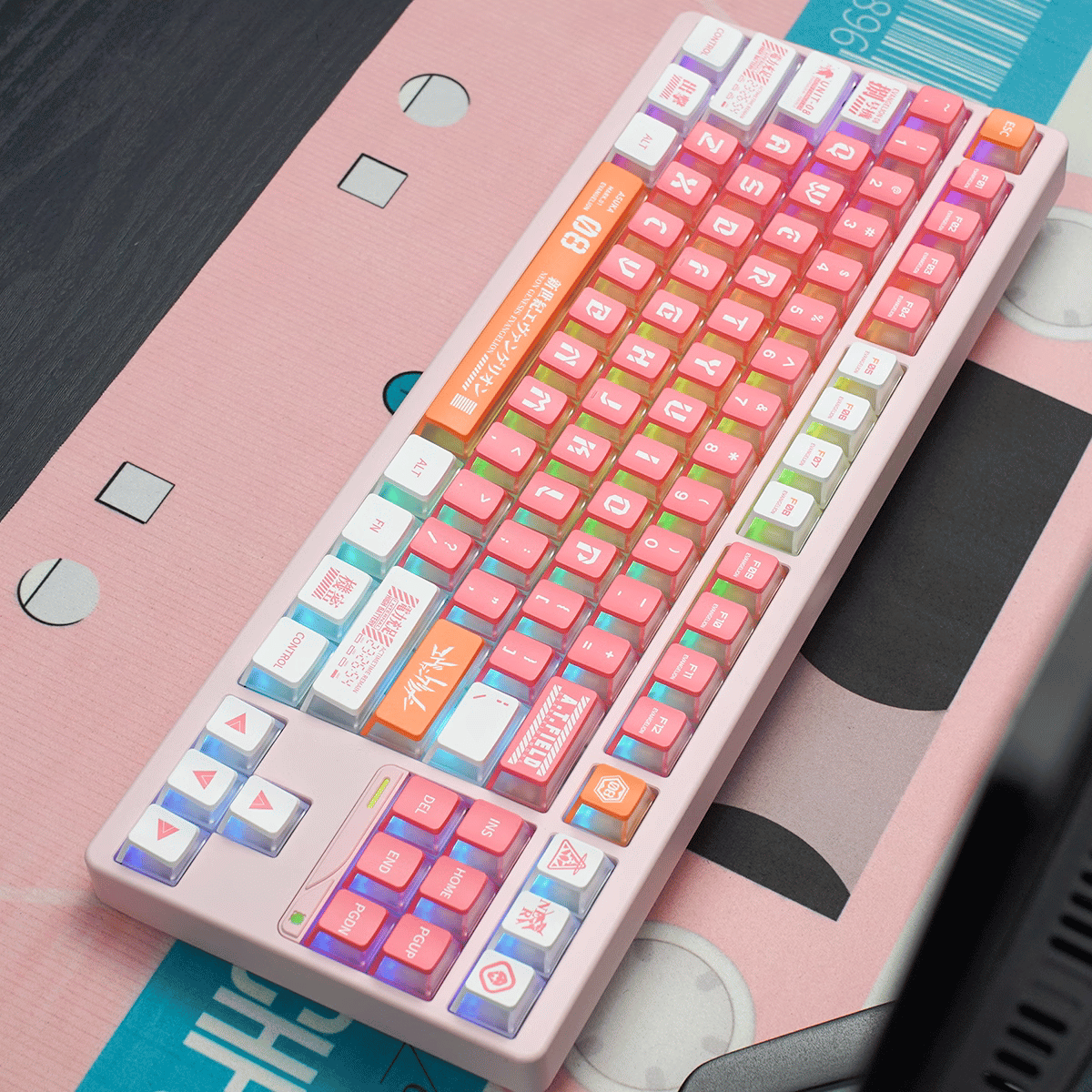 Keycap CMK Shin Seiki Evangelion PBT Dye-sub Cherry Profile