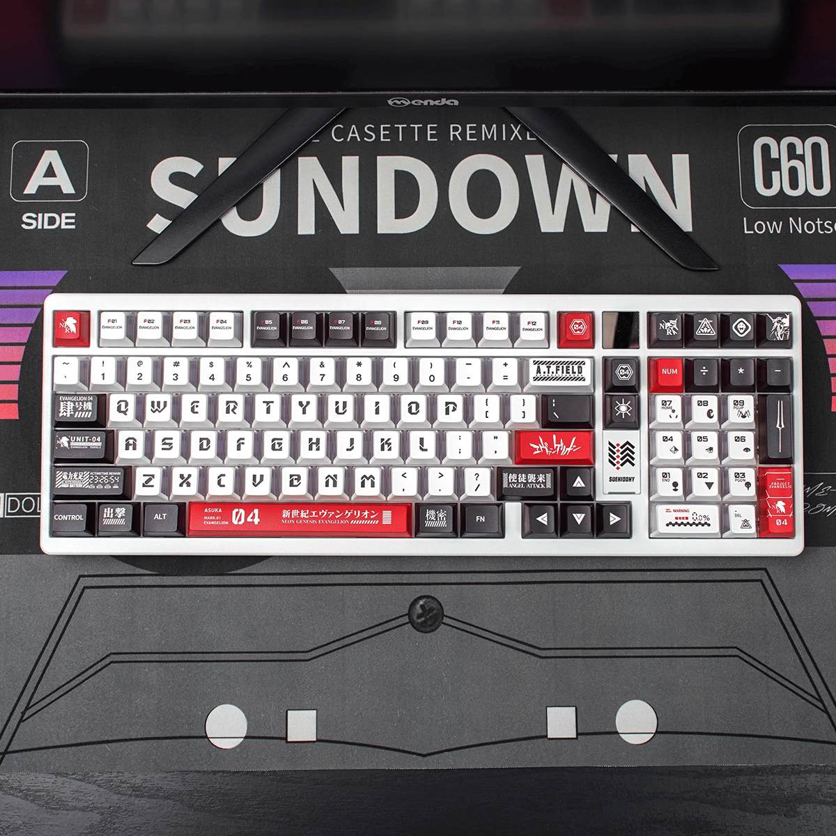 Keycap CMK Shin Seiki Evangelion PBT Dye-sub Cherry Profile