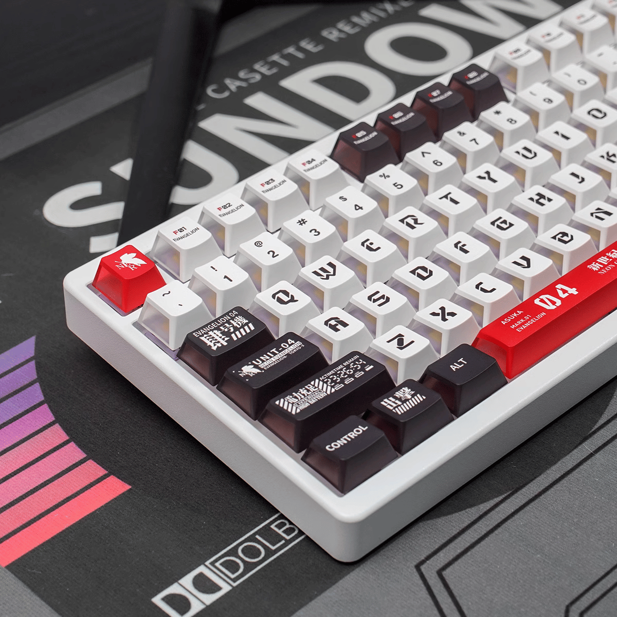 Keycap CMK Shin Seiki Evangelion PBT Dye-sub Cherry Profile
