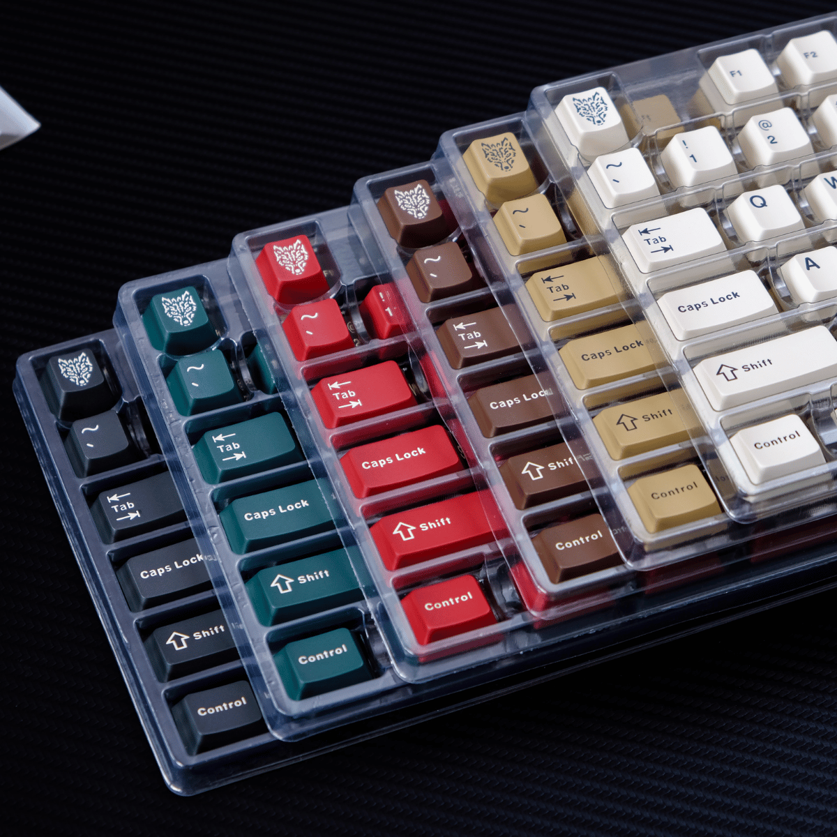 Keycap Aifei ABS Retro Mixed Light R2 ABS Double-shot Cherry Profile