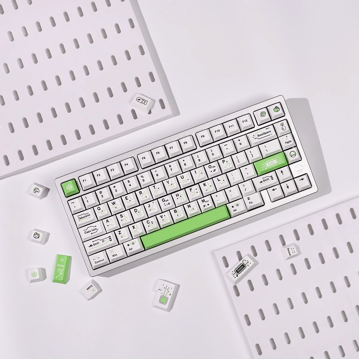 Keycap CMK PBT Electric Circuit PBT Dye-sub Cherry Profile