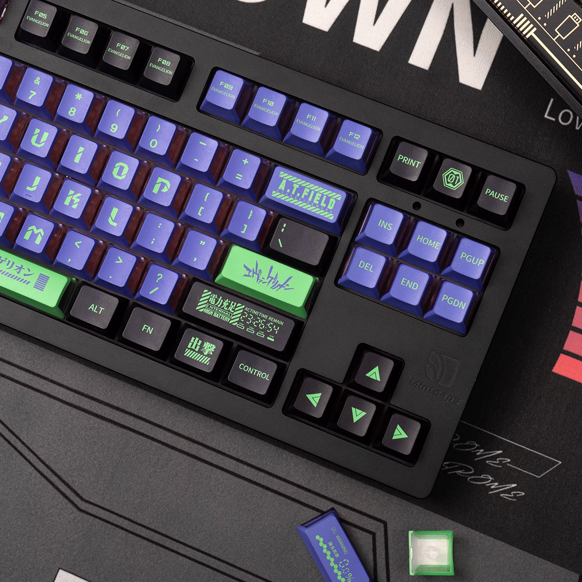 Keycap CMK Shin Seiki Evangelion PBT Dye-sub Cherry Profile