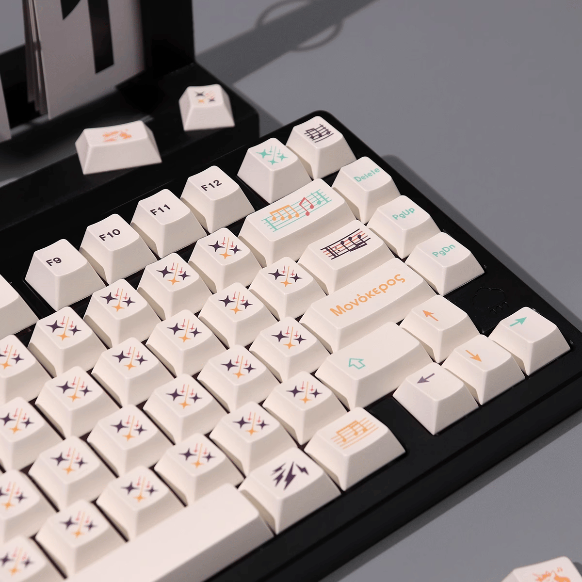 Keycap CMK PBT Unicorn Music PBT Dye-sub Cherry Profile