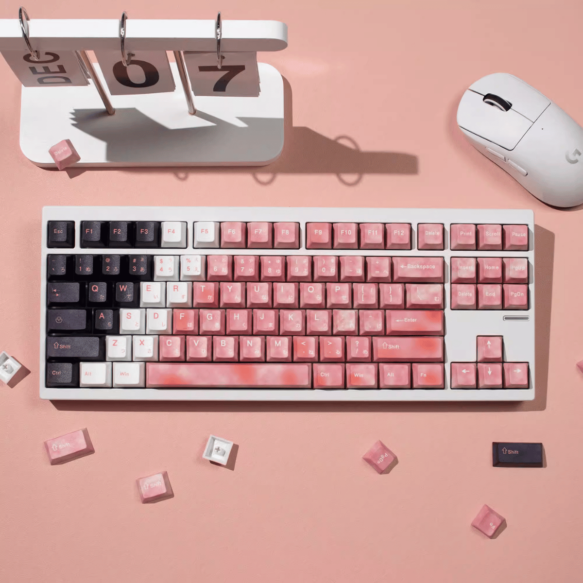 Keycap CMK Zashiki Warashi PBT Dye-sub Cherry Profile