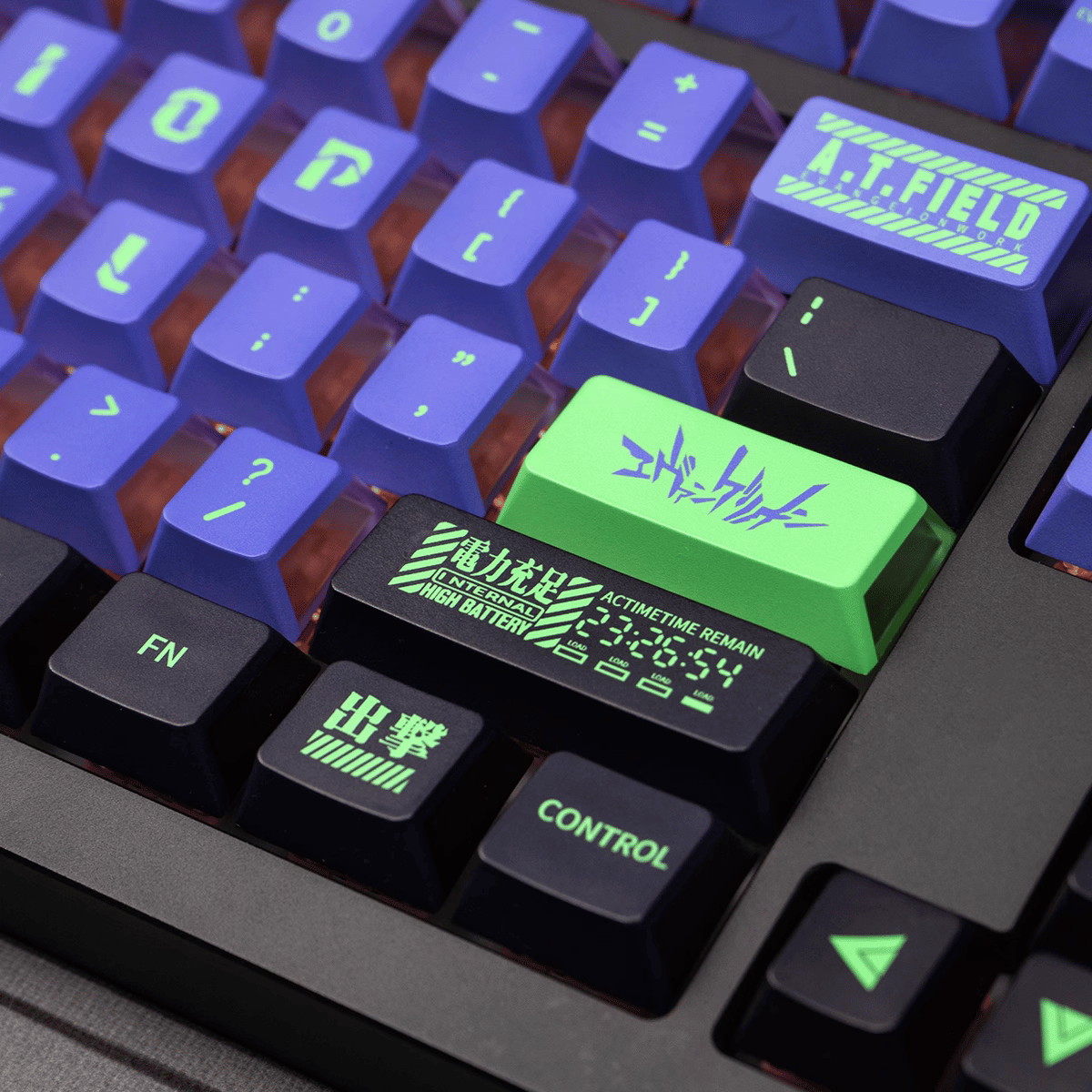 Keycap CMK Shin Seiki Evangelion PBT Dye-sub Cherry Profile