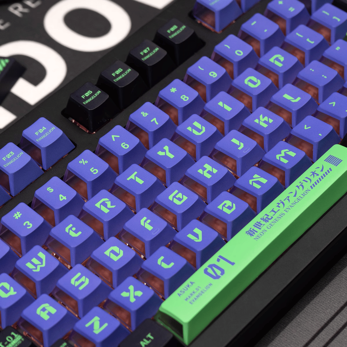 Keycap CMK Shin Seiki Evangelion PBT Dye-sub Cherry Profile