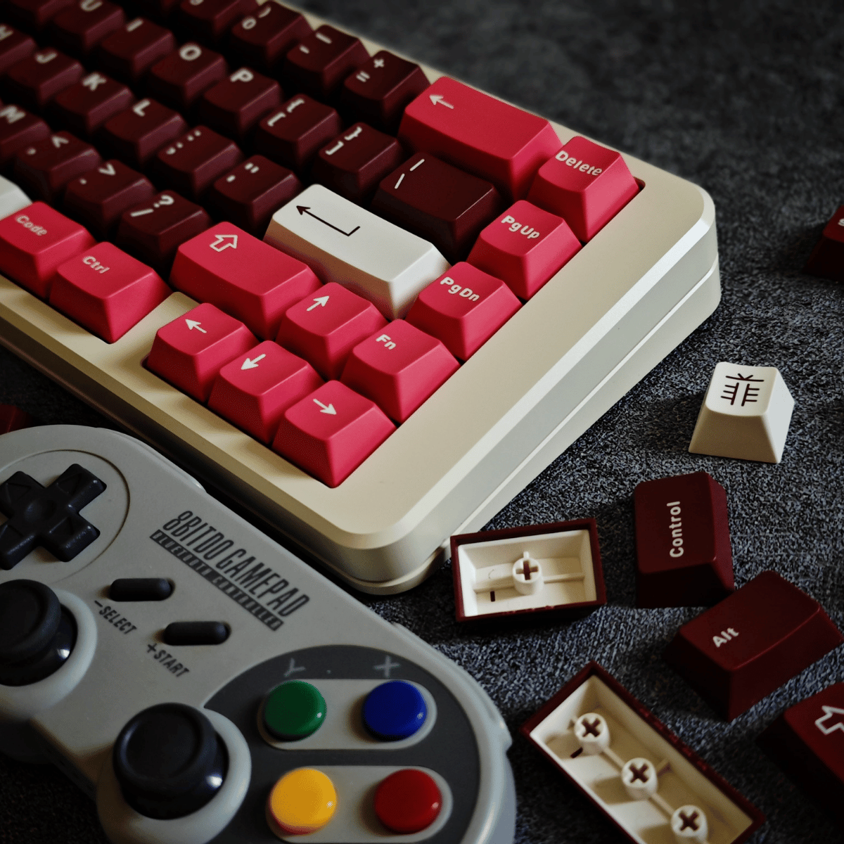 Keycap Aifei ABS Velvet ABS Double-shot Cherry Profile