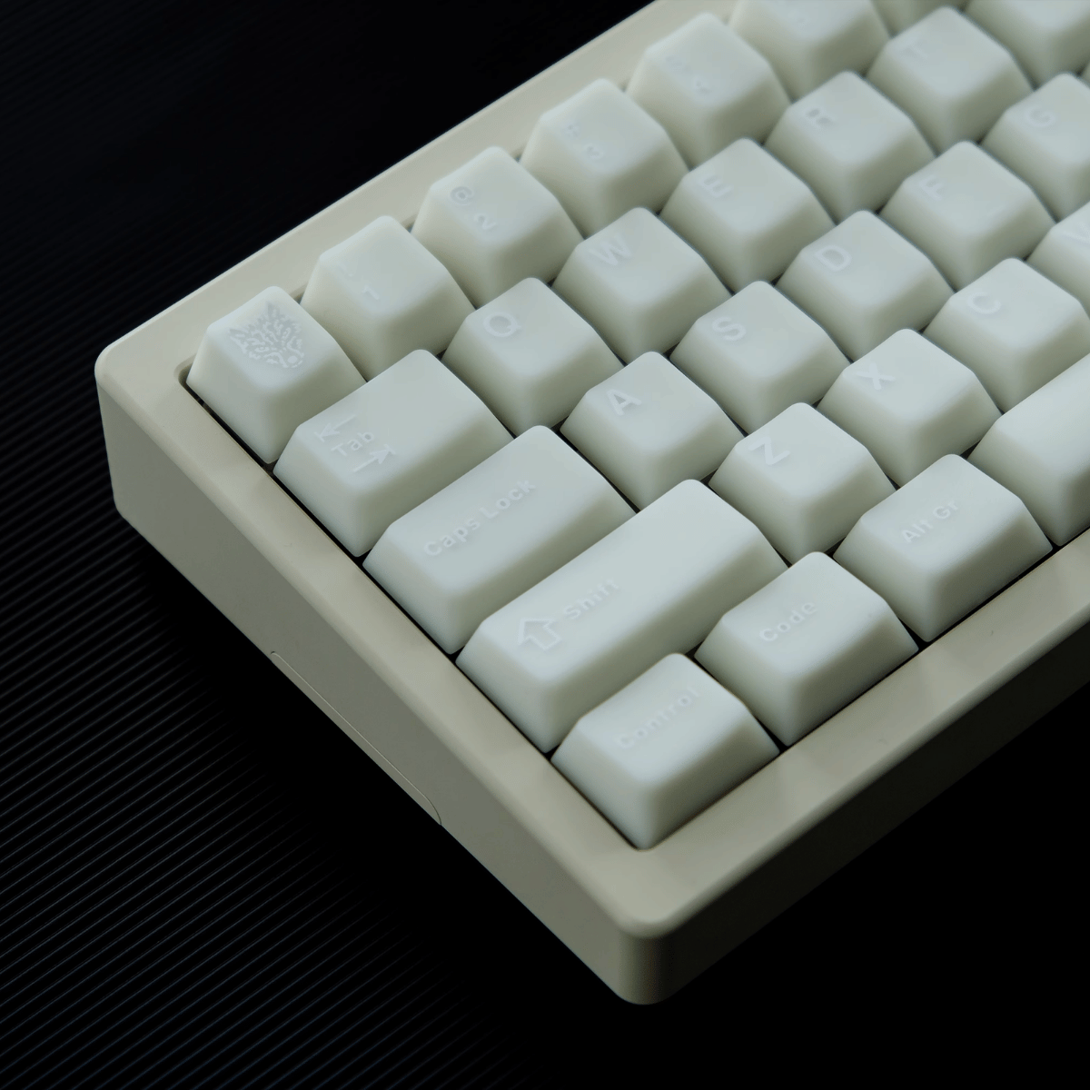 Keycap Aifei ABS Semi-transparent Marble White ABS Double-shot Cherry Profile