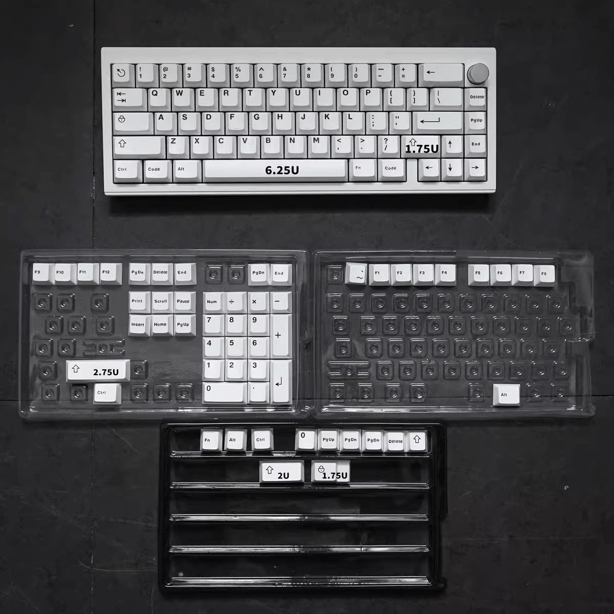 Keycap CMK ABS Black On White (BOW)