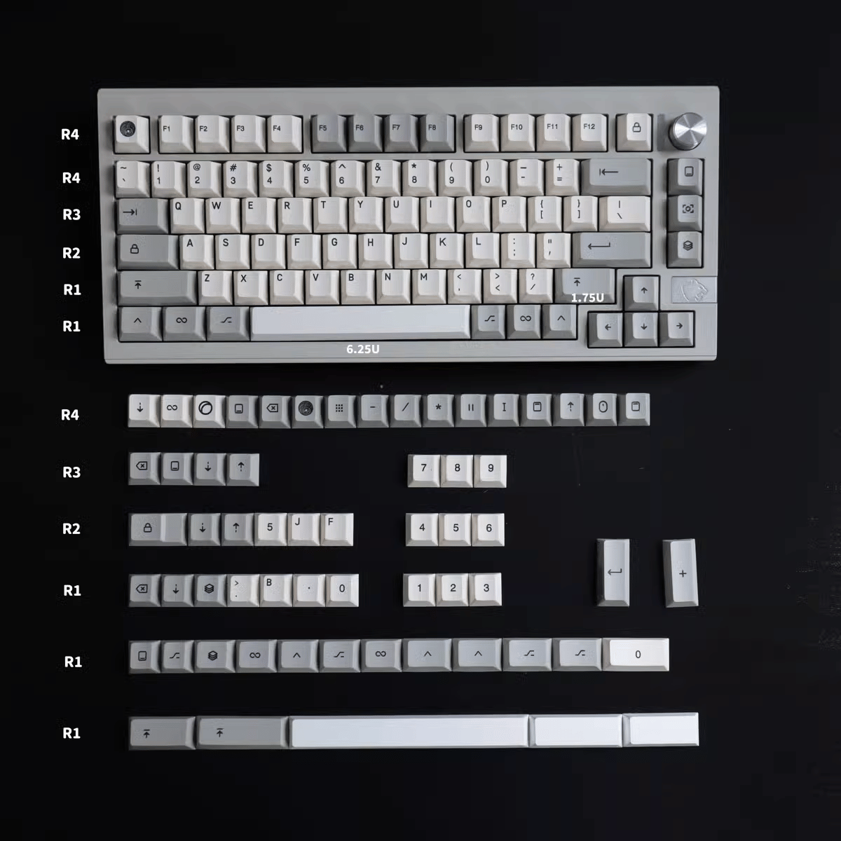 Keycap CMK PBT Retro Minimalist
